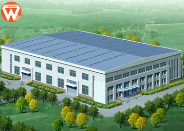 Yem Fabrikası Endüstrisi için Prefabrik İki Katlı Çelik Yapı Deposu